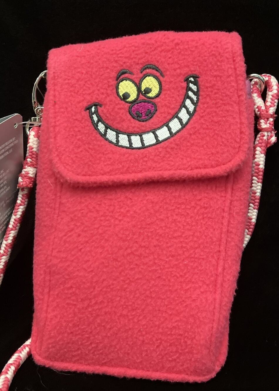Disney's Alice in Wonderland Cheshire Cat Crossbody Purse Phone Bag New w/Tags